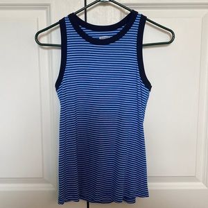 Old Navy Fitted Tank - Blue Stripes